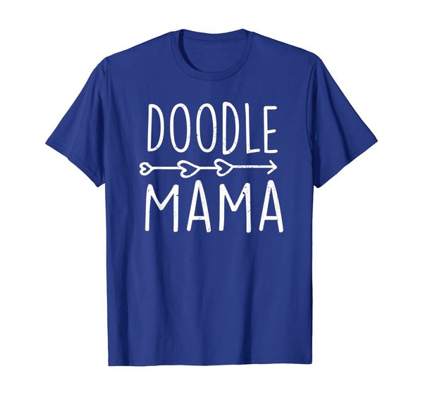 

doodle mama t-shirt funny golden doodle fur mama gift tee, White;black