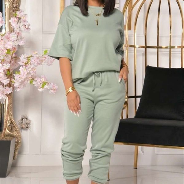 

2021 style summer loose city leisure women's suit1, Black;white