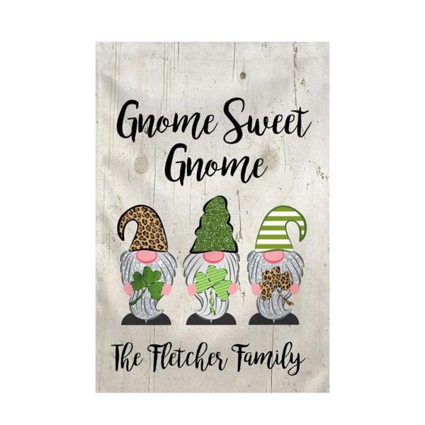 

promotional products outdoor banner flag, decor, st. patrick's day porch garden flag festive decorative objects & figurines