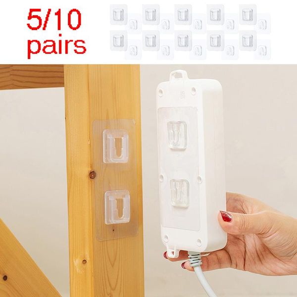 

hooks & rails wall suction cup double-sided adhesive hanger strong transparent sucker storage holder for kitchen bathroo rack