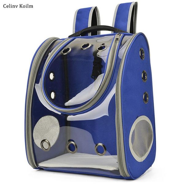 

backpack celinv koilm pvc transparent space bag cat breathable out and portable dog foldable supplies pet bags