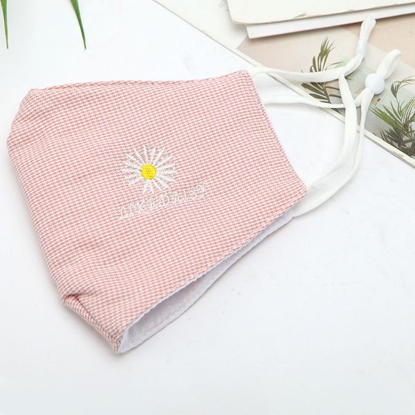 

cotton women's autumn winter three dimensional daisy printing warm mask