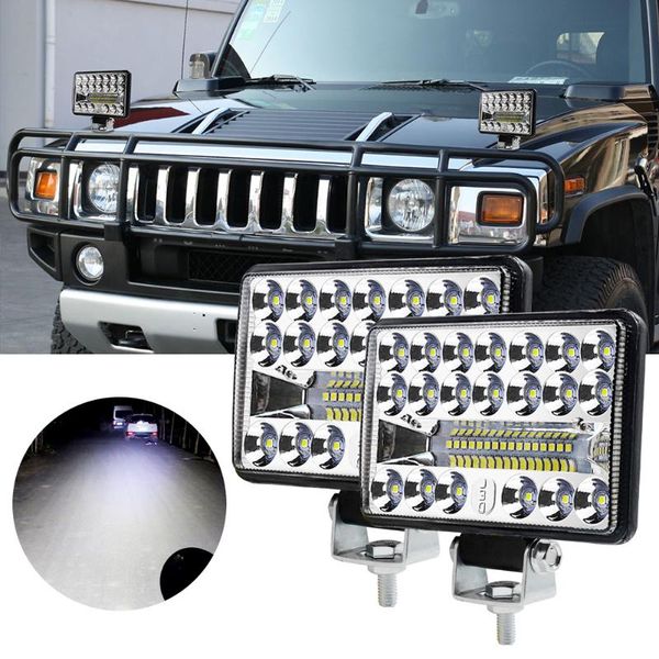 

2pcs 30w work lights dc12-80v 6500k flood led light bar waterproof pods for offroad truck atv suv working