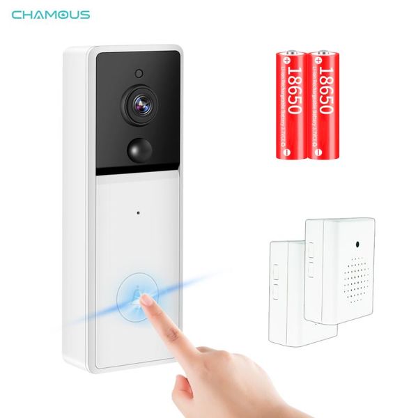 

wifi video doorbell outdoor 1080p security camera door bell smart home wireless intercom night vision phone doorbells