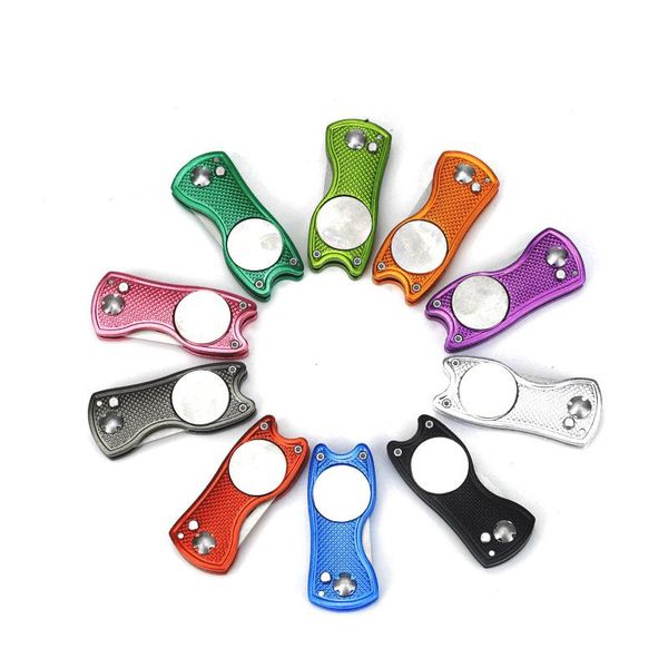 

golf folding tool metal aluminum handle mark accessories training aids