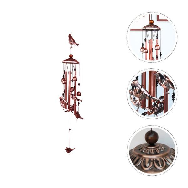 

decorative objects & figurines hummingbird pendant wind bell hanging chime garden