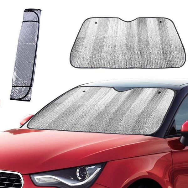 

car sunshade sun visor windshield reflective aluminum foil bubble material 140*70cm