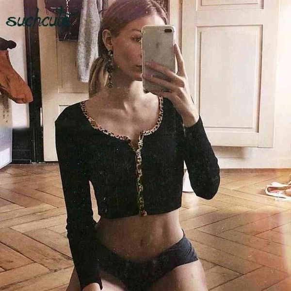 

suchcute o-neck female t-shirts black modis longslive harajuku knitting autumn casual korean style for women festival 210408, White