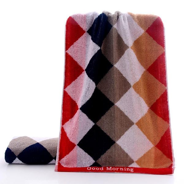 

towel diamond pattern face soft bathroom towels 35x75cm