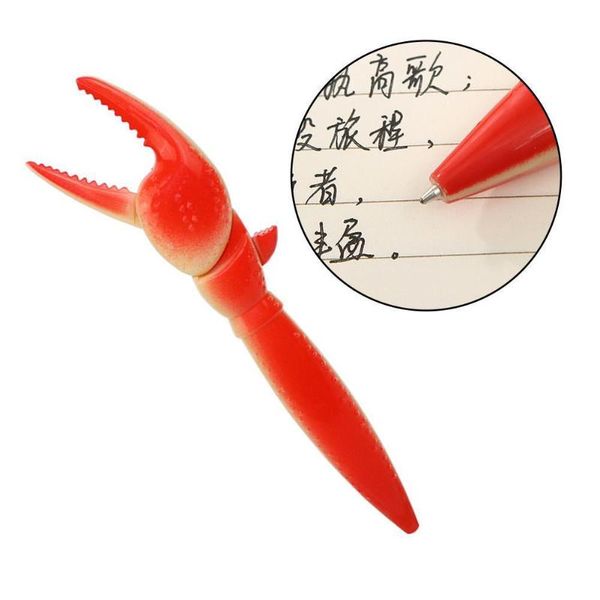 

ballpoint pens fun lobster claw pen cute creative korean personality crab clip pliers stationery, Blue;orange