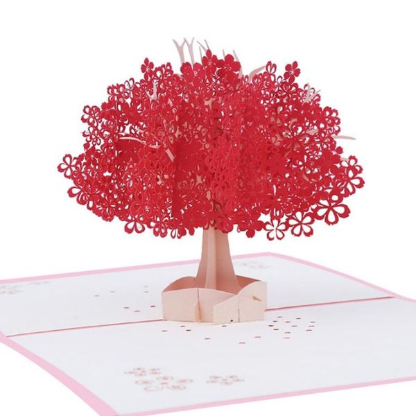 

greeting cards 3d tree couple up happy birthday lover valentines anniversary w229