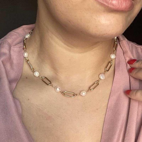 

chains vintage necklace neck gold color beads women's jewelry layered accessories for girls clothing aesthetic gifts fashion, Silver