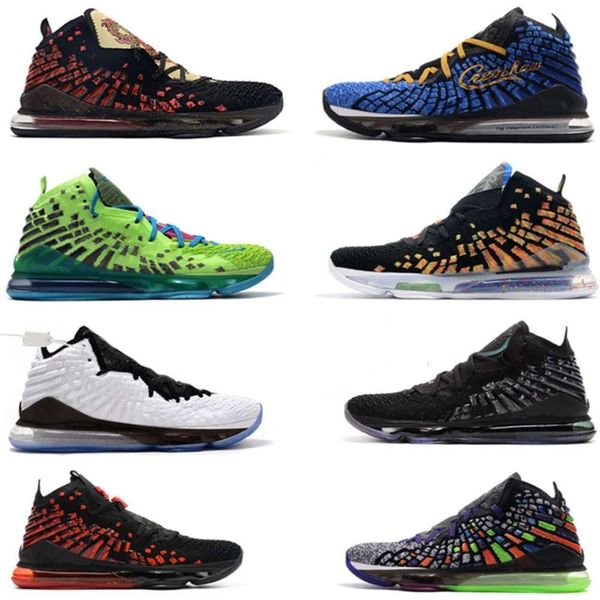 

mens shoes 17s bron xvii lbj17 tone squad lakers crenshow men's basketball shoes 17 trainers sports sneakers 40-46 tingfengf, Black