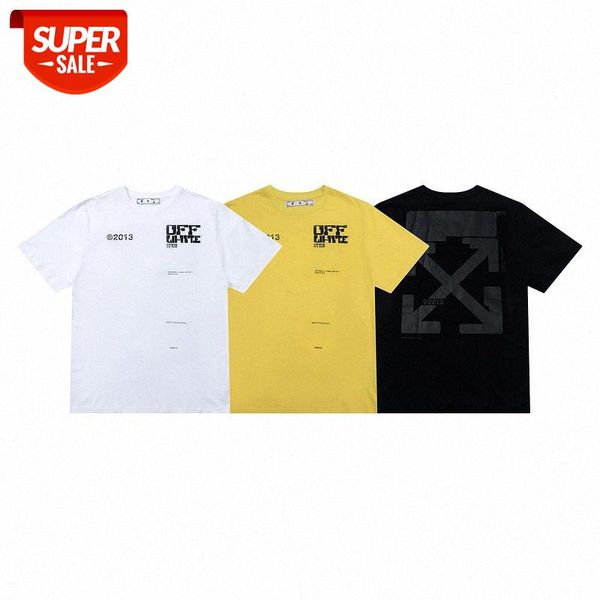 

quality ow back basic arrow front classic logo overseas limited commemorative edition short sleeve #kq6k, White;black