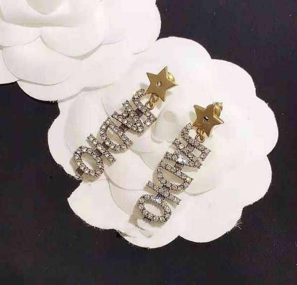 

70% off / 21 year new letter pearl fashion personality earrings female 6eu7, Golden