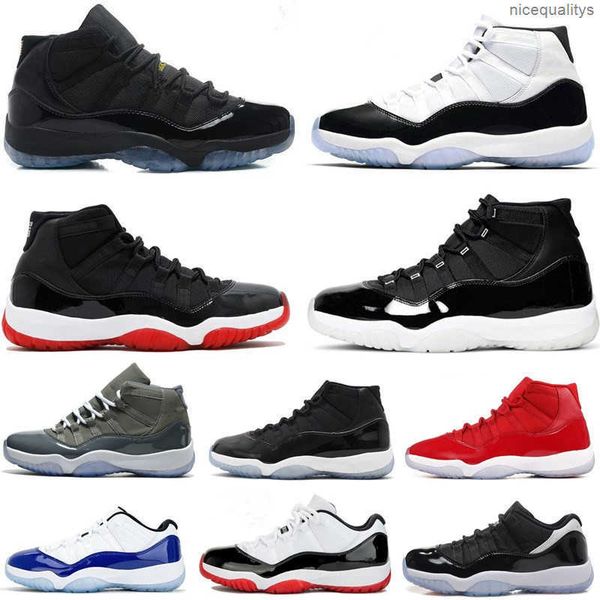 

mens basketball shoes 25th anniversary 11s low bred concord 11 unc space jam gamma blue snakeskin men women sports sneakers with box