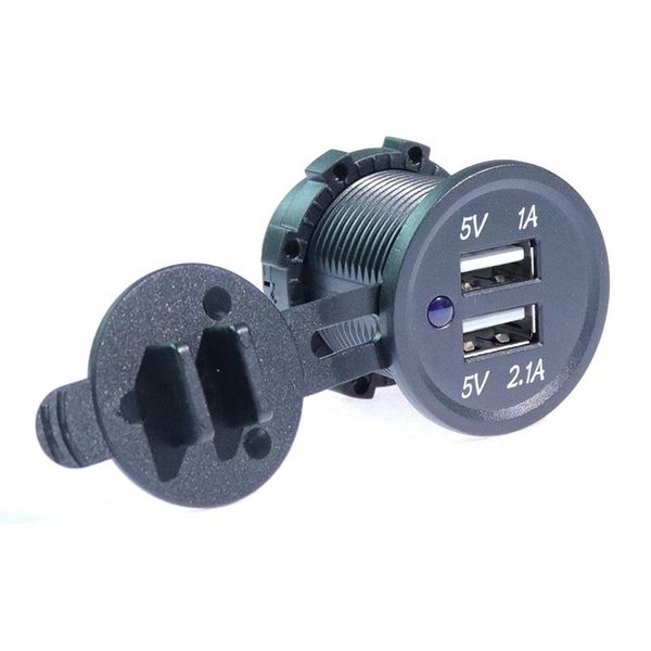 

cell phone mounts & holders wholesale lot 2pcs factory price 2 ports 5v 3.1a car charger with blue led
