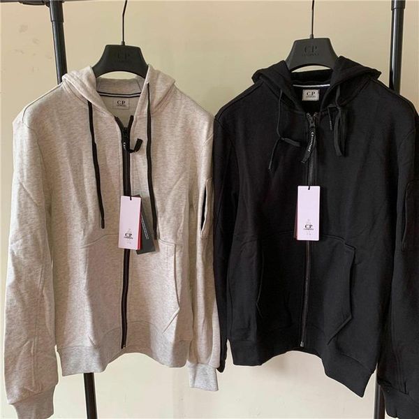 

men's hoodies & sweatshirts foreign trade boutique c i p sweatshirt autumn and winter sports casual cardigan zipper hooded sweater, Black