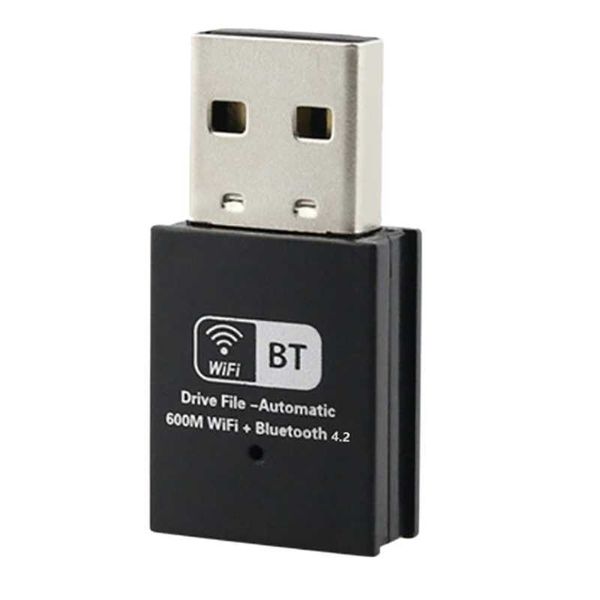 600m Mini USB WiFi Adaptador Rede LAN Cartão para PC Wifi Dongle Dual Band 2.4G5.8G Sem Fio WiFi Receptor Desktop