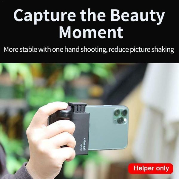 

wireless bluetooth smartphone selfie handle grip 1/4 stand screw stabilizer shutter release holder phone a2t9 monopods