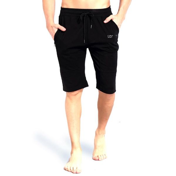 

gym clothing udoarts men's ponte training shorts, White;black