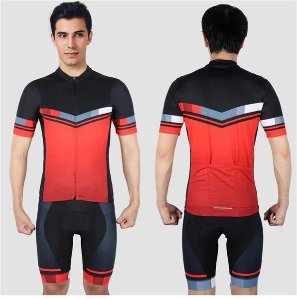 

summer men's cycling clothes, shorts and short-sleeved equipment, mountain bike quick-drying five-point pants racing sets, Black;blue