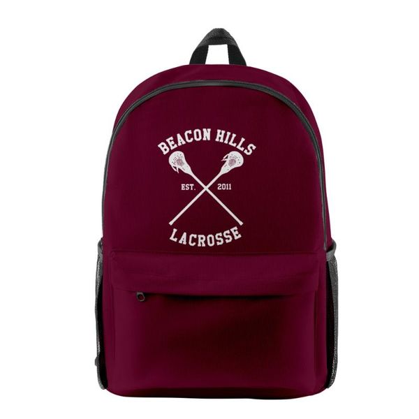 

backpack 3d teen wolf 24 stilinski oxford school tracksuit men women high teenager girl child bag travel