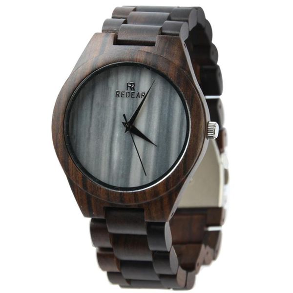 

wristwatches ebony wooden watch marble surface men and women womens watches, Slivery;brown