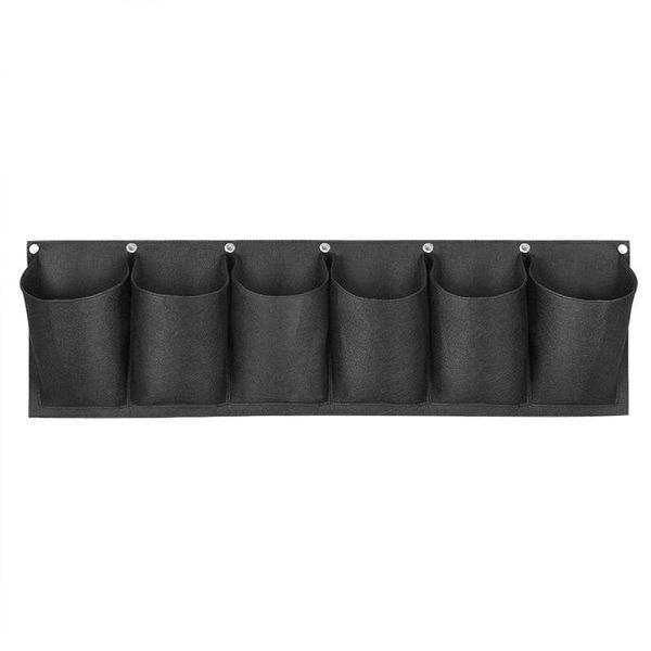 

planters & pots vertical hanging planter bag thickened black wall mount for decorating garden fence nutrition felt useful