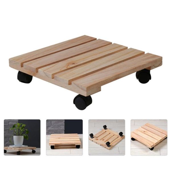 

1pc universal wheel flowerpot holder tray movable base planters & pots