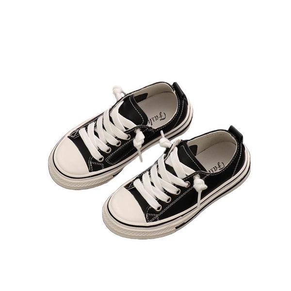 

sneakers mxhy children's shoes 2021 spring and autumn boys korean girls soft bottom baby non-slip white, Black;red