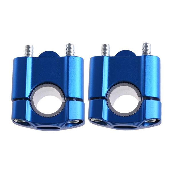 

pair off road motorcycle clamp raised riser for 22mm 28mm fat bar pit red r3md handlebars