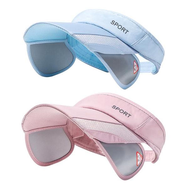 

wide brim hats women men uv protection golf hat adjustable summer cap sun visor, Blue;gray