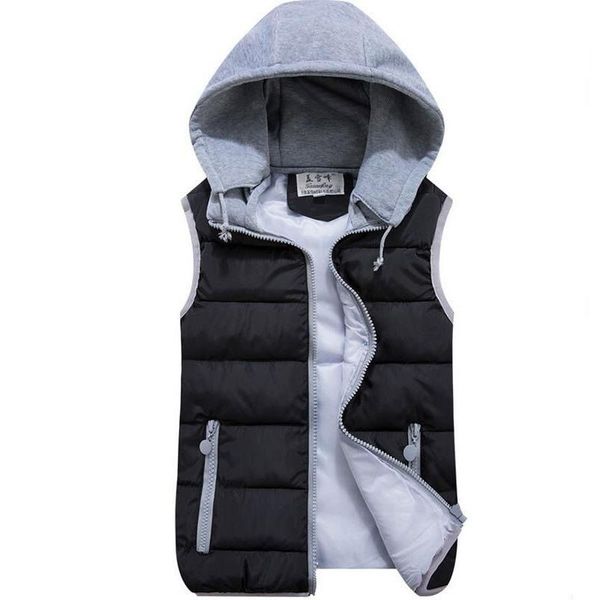 

women's vests 2021 brand women sleeveless jacket winter ultralight down cotton vest female slim windproof warm waistcoat zrz01, Black;white