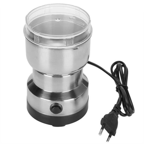 

electric coffee grinders mini beans grinder stainless steel kitchen spices grains grinding machine home eu 220v