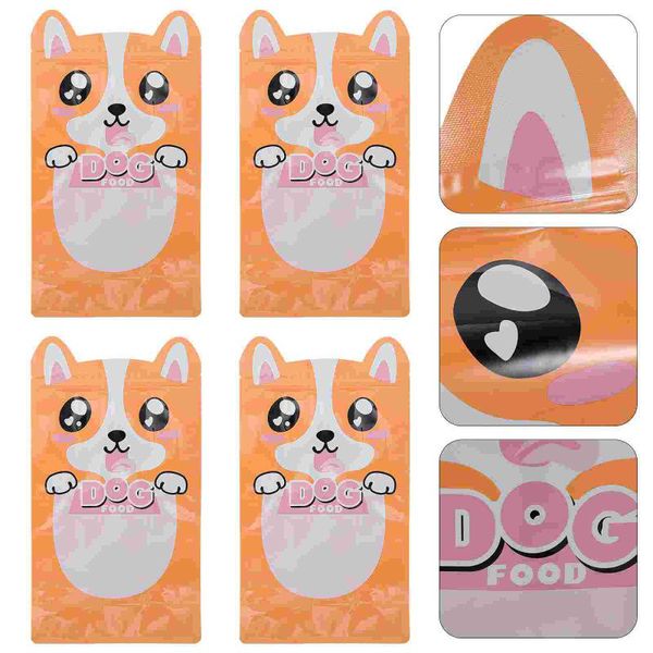

storage bags 4 pcs outdoor pet snack bag food pocket container dog
