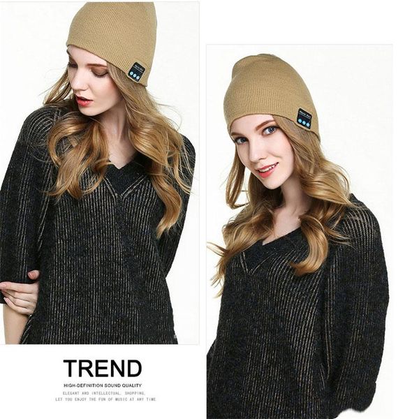 

party hats wireless bluetooth headphones sport music hat smart headset beanie cap winter with speaker