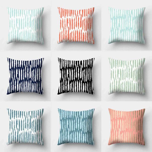 

18\"*18\" polyester pillow case sofa waist throw cushion cover home decor cushion/decorative
