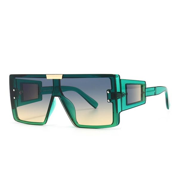 

sunglasses oversized men women big frame vintage flat punk female fashion clear shades sun glasses, White;black