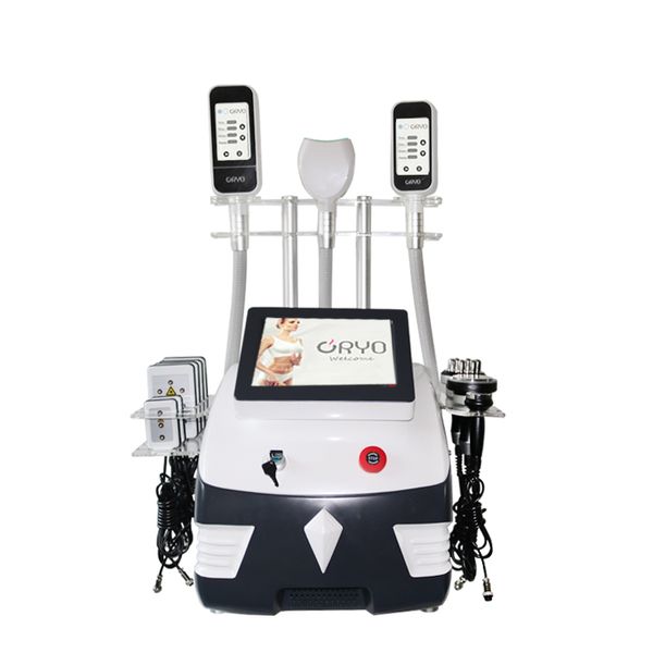 2021 Super Slimming !!! 360 graus Cryolipolysis gordura congelamento RF máquina de cavitação lipolaser vácuo crio equipamento de perda de peso 2 anos de garantia