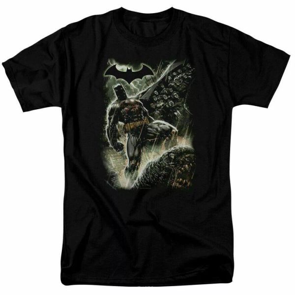 

Batman Family T Shirt Licensed Comic Book Tee Black, White;black