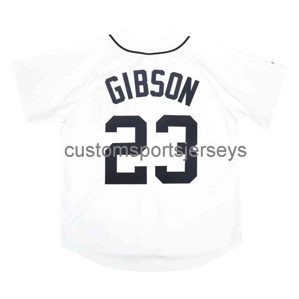 

new kirk gibson home white jersey xs-5xl 6xl stitched baseball jerseys retro, Black
