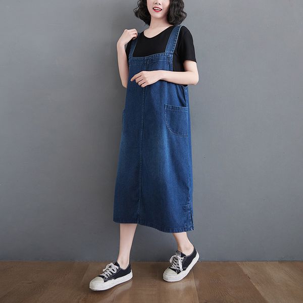 

cowboy suspend female skirt summer age sling reduction dress spring and tender autumn two pieces a-word suit was thin mid-length, Black;gray