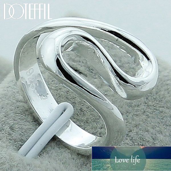 

doteffil 925 sterling silver geometric rings for women fine fashion wedding engagement party jewelry