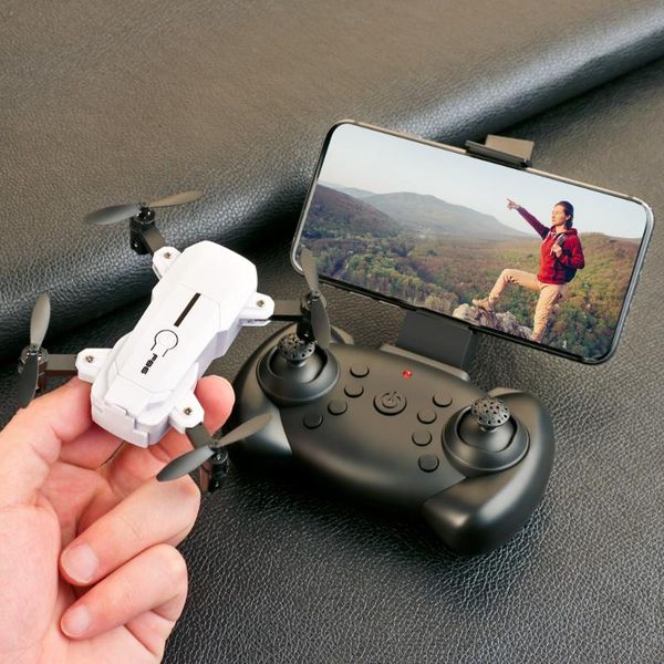 

drones f86 wifi mini drone 1080p hd camera aerial pography real-time transmission foldable professional four-axis rc helicopter