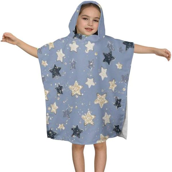 

towel little star kids hooded bath for children
