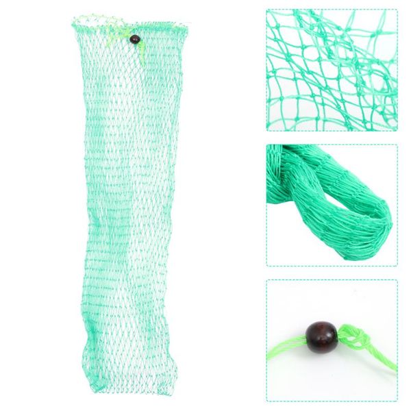 

fishing accessories 2pcs net woven practical landing large drawstring