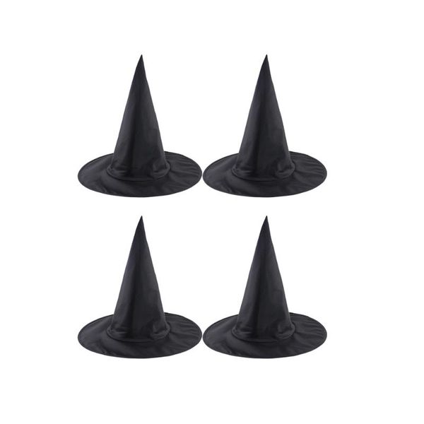

party hats 4pcs wizard hat oxford cloth witch dress-up cosplay costume accessory