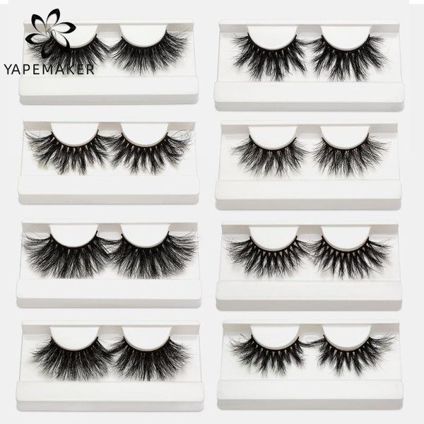 

25mm mink eyelashes real 100% handmade reusable cruelty long lashes make up lash extention1