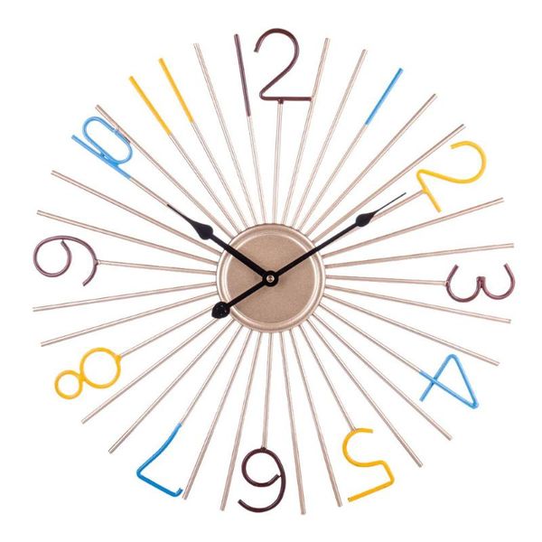 

wall clocks 50cm iron art large livingroom home decor simple clock silent for living room